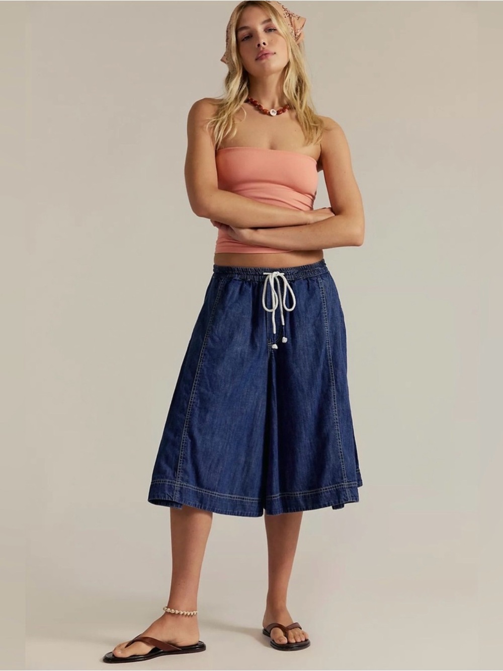 We The Free Distant Lover Culotte Jeans
